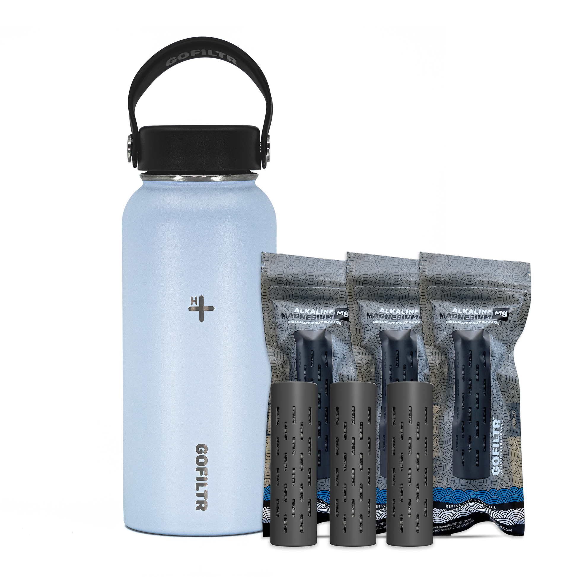 3 Gallon Glass Bottle Premium Alkaline water 8.5 - 9.5 pH enhanced with a  hint of minerals